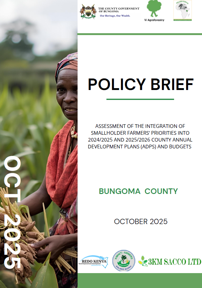 BUNGOMA COUNTY POLICY BRIEF
